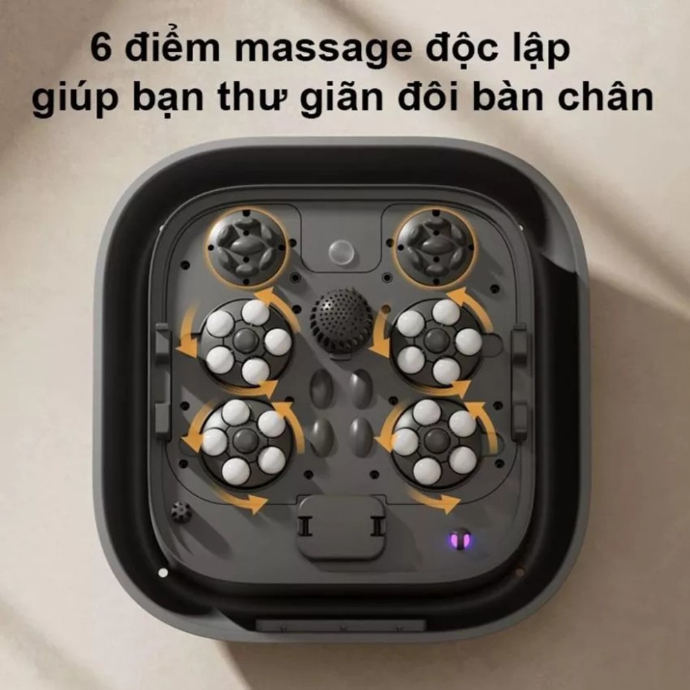 Bồn ngâm massage chân Philips PPM6504 - Hàng chính hãng