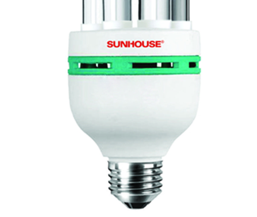 Phần đui của bóng đèn Compact Sunhouse SHE CFL4UT4-40W