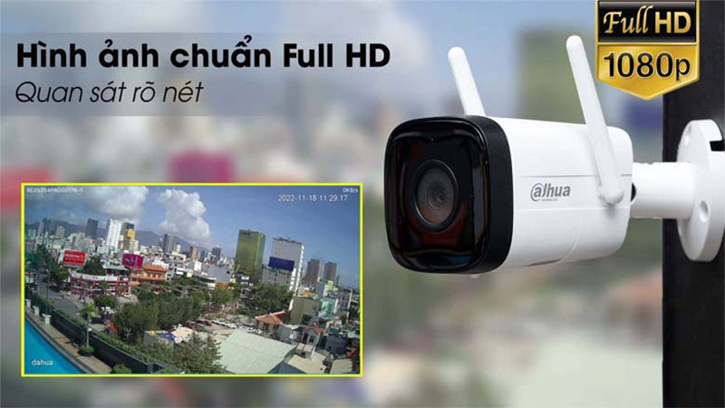Chất lượng hình ảnh của Camera IP Wifi Dahua DH-IPC-HFW1230DT-STW