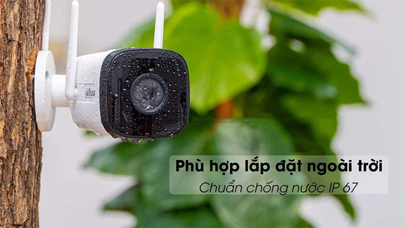 Khả năng chống nước của Camera IP Wifi Dahua DH-IPC-HFW1430DT-STW
