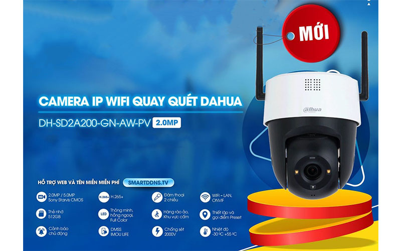 Camera IP Wifi Dahua DH-SD2A200-GN-AW-PV