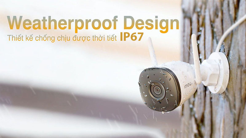 Khả năng chống nước IP67 của Camera IP Wifi IMOU IPC-S3DP-5M0WJ