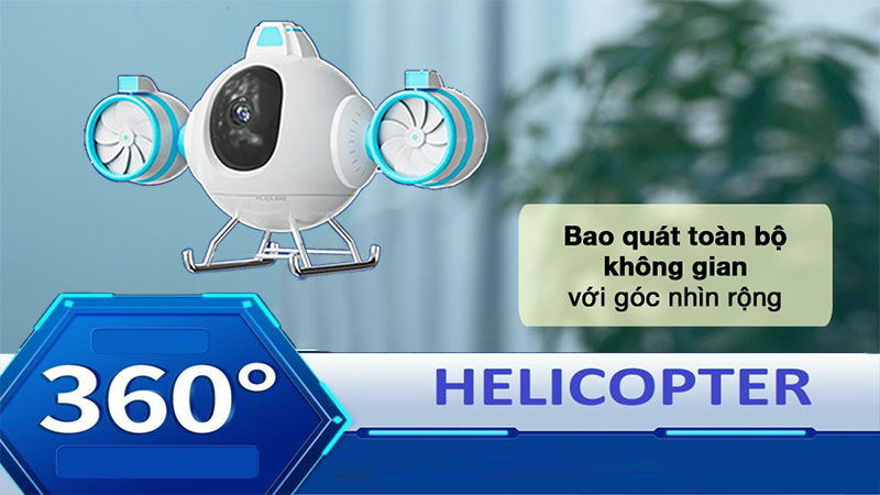 Chức năng xoay 360 độ của Camera IP Wifi Yoosee WRJ01