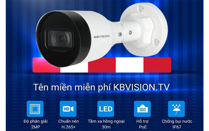 Camera IP thân Kbvision KX-A2111N3