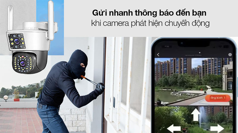 Chức năng của Camera IP wifi 2 mắt Yoosee GT-5254