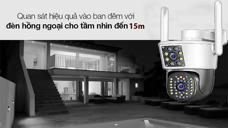 Chức năng của Camera IP wifi 2 mắt Yoosee GT-5254