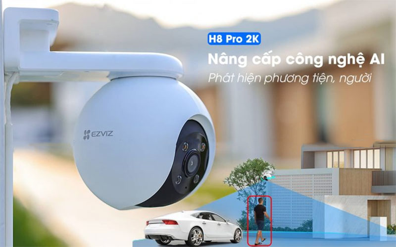 Công nghệ AI của Camera IP wifi EZVIZ H8-Pro-2K