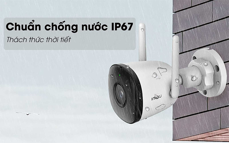 Khả năng chống nước IP67 của Camera IP wifi IMOU IPC-F42P