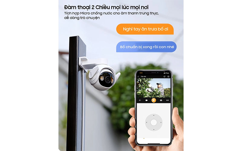 Chức năng đàm thoại 2 chiều của Camera IP wifi IMOU IPC-GS7EP-5M0WE