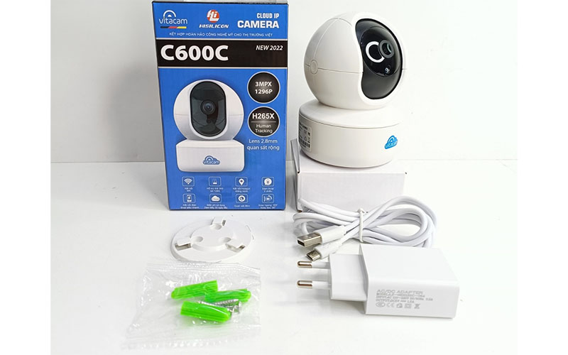Camera IP wifi Vitacam C600C-3MP