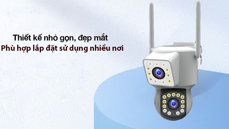 Thiết kế nhỏ gọn của Camera IP wifi Yoosee D132-5MP