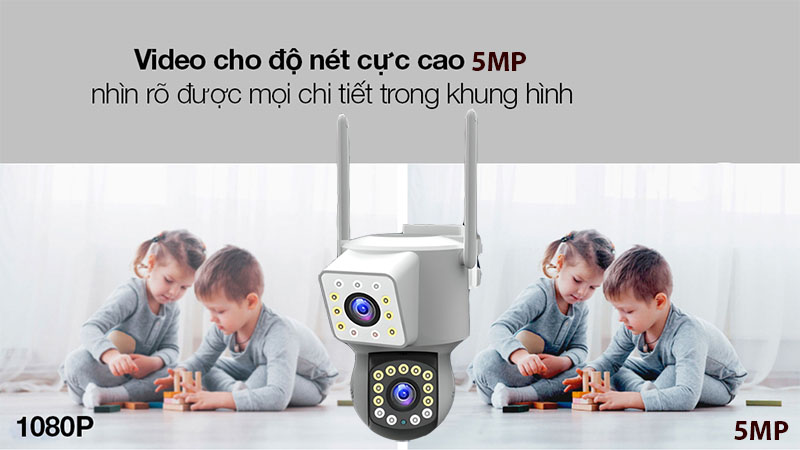 Chất lượng hình ảnh của Camera IP wifi Yoosee D132-5MP