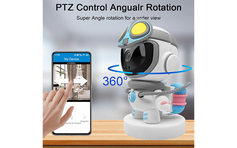 Camera Robot IP Wifi phần mềm Yoosee HD 1080P RB20