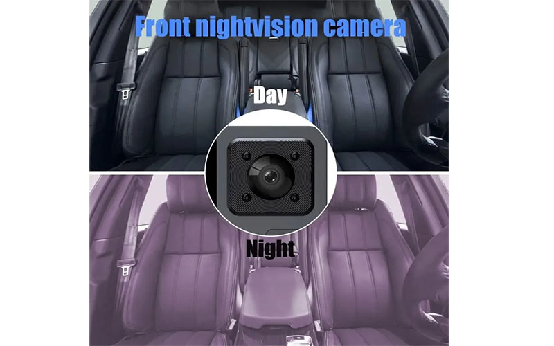 Chức năng hồng ngoại ban đêm của Camera hành trình ôtô S10 PLUS