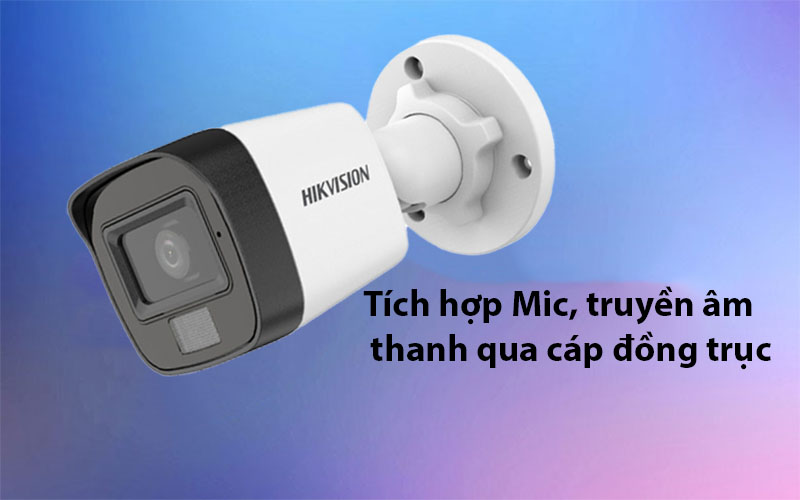 Micro ghi âm của Camera hồng ngoại Hikvision DS-2CE16D0T-LFS
