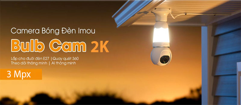 Camera wifi bóng đèn 3MP IMOU IPC-S6DP-3M0WEB-E27