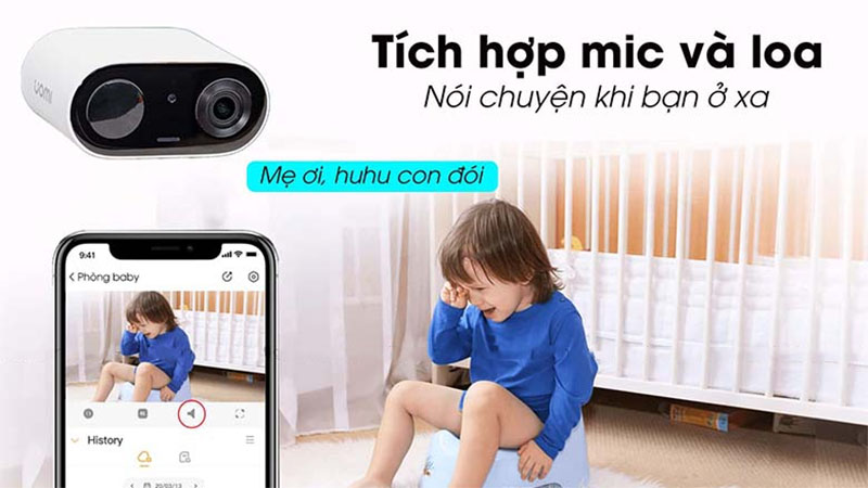 Chức năng đàm thoại 2 chiều của Camera wifi dùng pin IMOU Cell Go IPC-B32P-V2