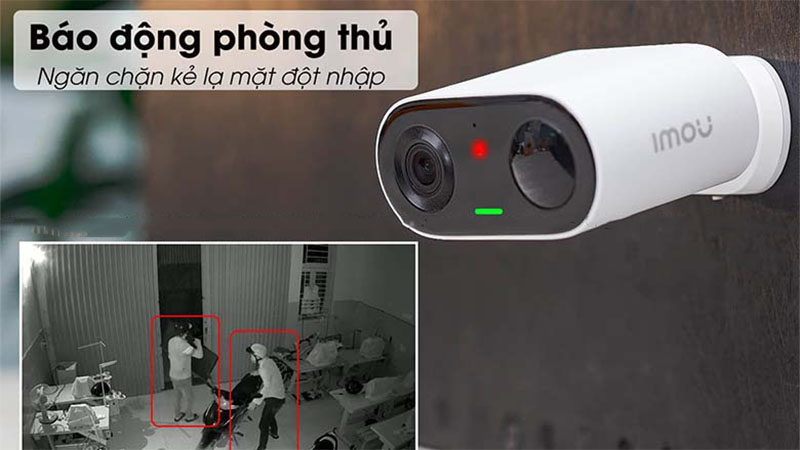 Báo động chống trộm của Camera wifi dùng pin IMOU Cell Go IPC-B32P-V2