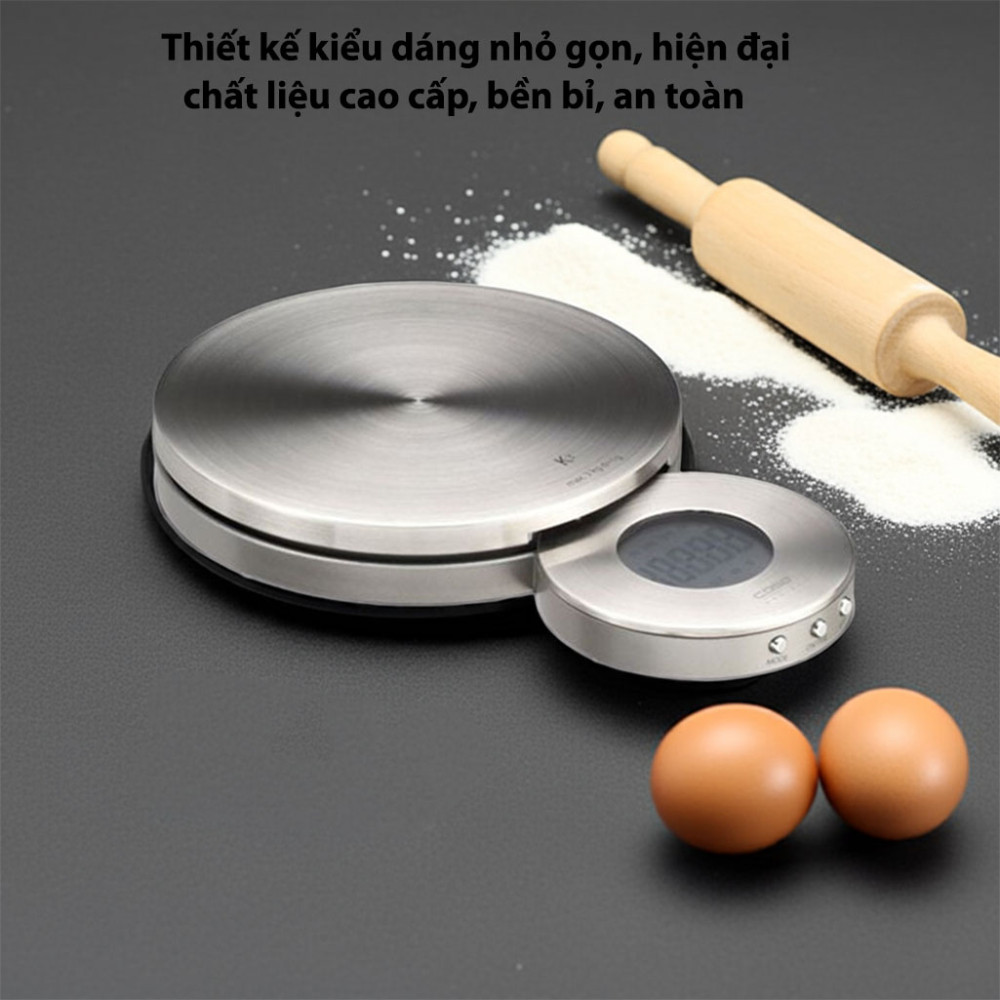 Cân điện tử Caso K3 3Kg thiết kế hiện đại, chất liệu bền bỉ