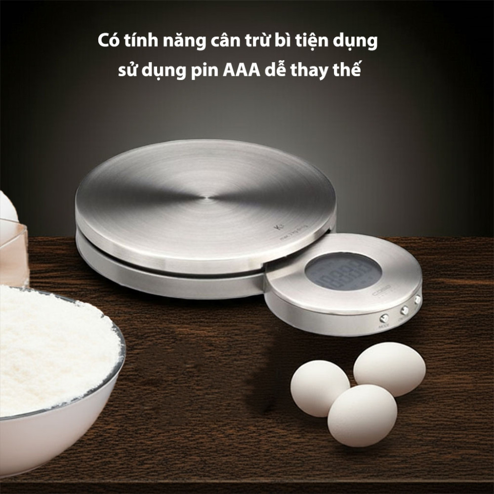 Cân điện tử Caso K3 3Kg tính năng tiện ích