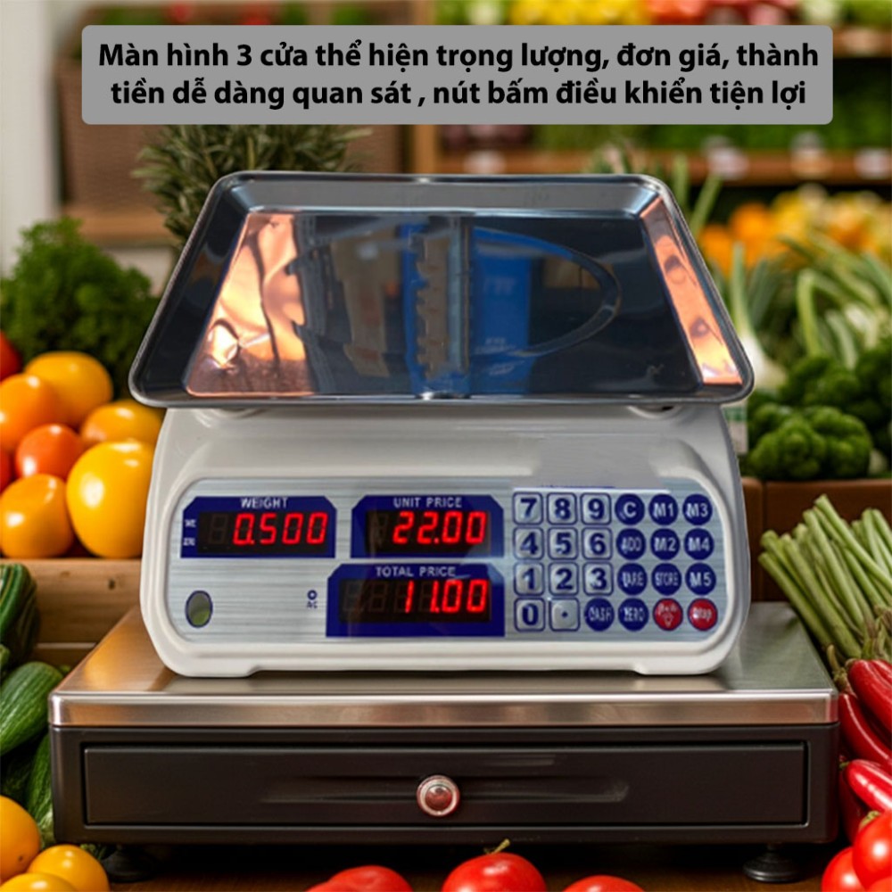 Cân điện tử tính tiền ACS-Taiwan ACS-RC08 - Hàng chính hãng