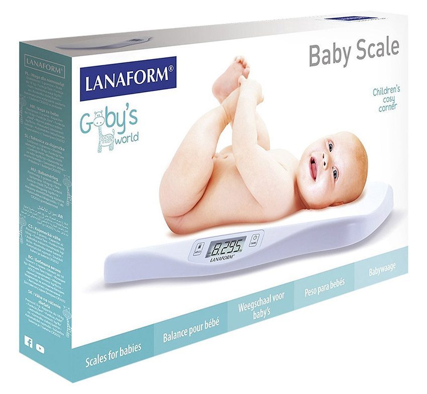 Cân trẻ sơ sinh và trẻ em Lanaform Baby LA090325