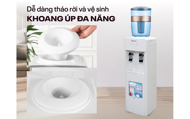 Thiết kế của Cây nước nóng lạnh Fujihome WD676C