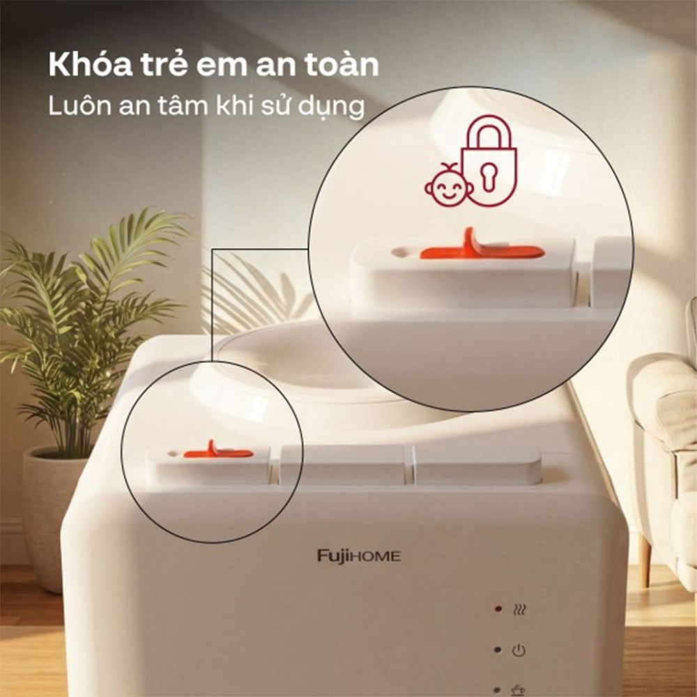 Cây nước nóng lạnh Fujihome WD91E - Hàng chính hãng