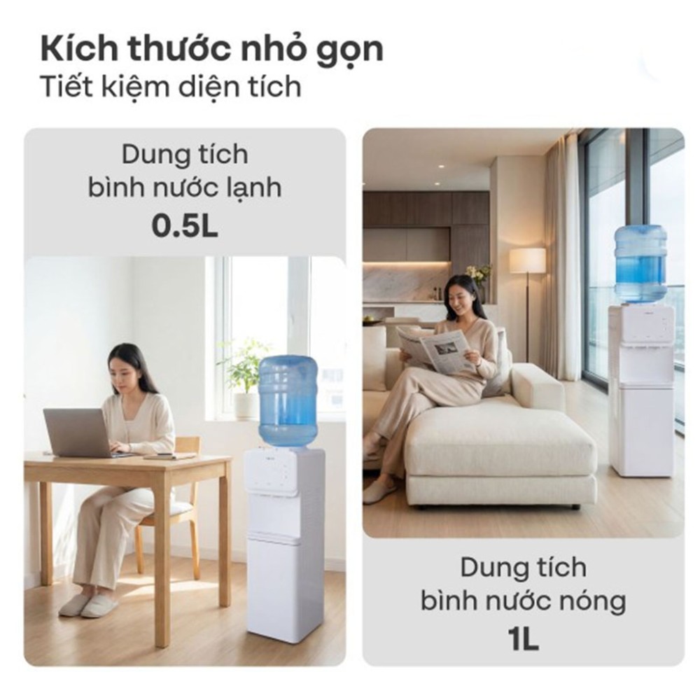 Cây nước nóng lạnh Fujihome WD91E - Hàng chính hãng