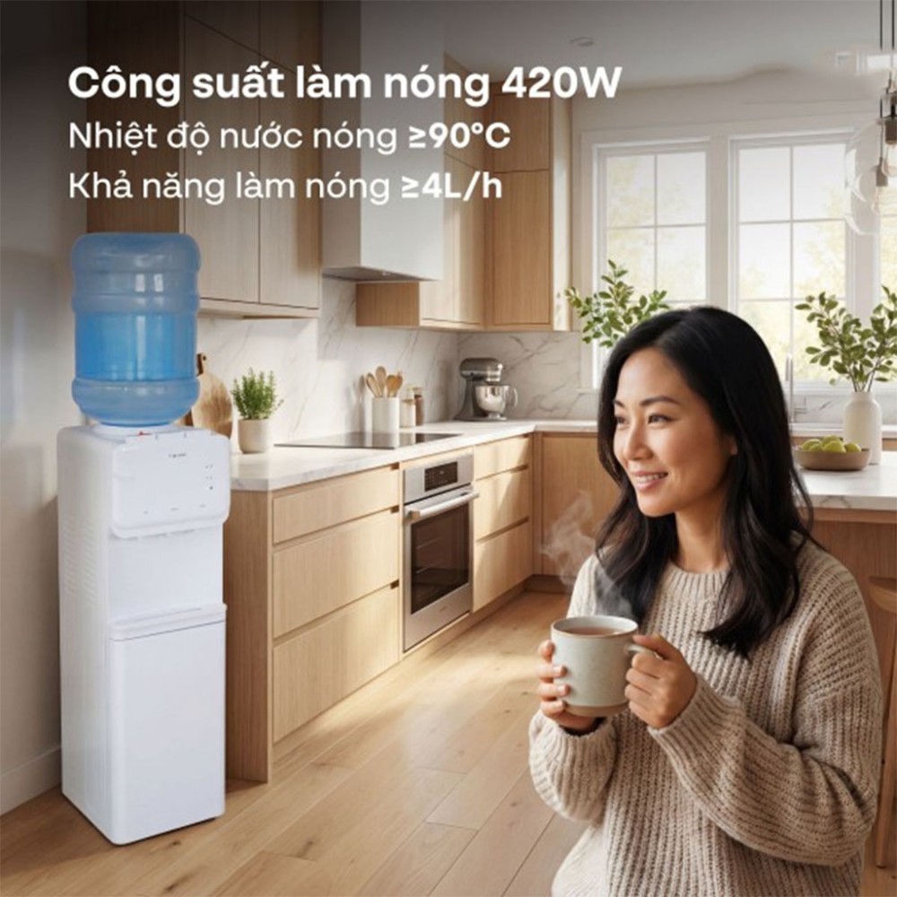 Cây nước nóng lạnh Fujihome WD91E - Hàng chính hãng