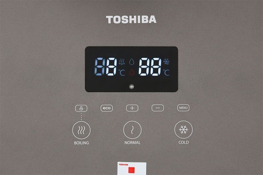 Bảng điều khiển của Cây nước nóng lạnh Toshiba RWF-W1830UVBV