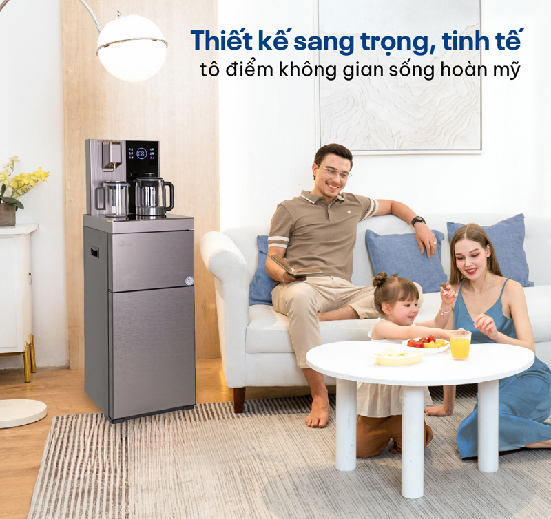 Cây nước nóng lạnh bàn trà FujiE TB238UV - Hàng chính hãng
