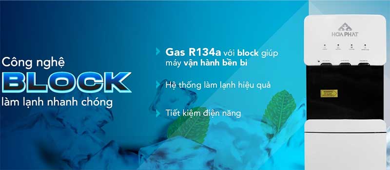 Cây nước nóng lạnh hút bình Hòa Phát HWP-B1CI