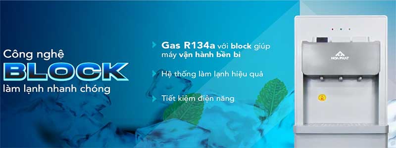 Công nghệ làm lạnh của Cây nước nóng lạnh hút bình Hòa Phát HWP-B1CJ