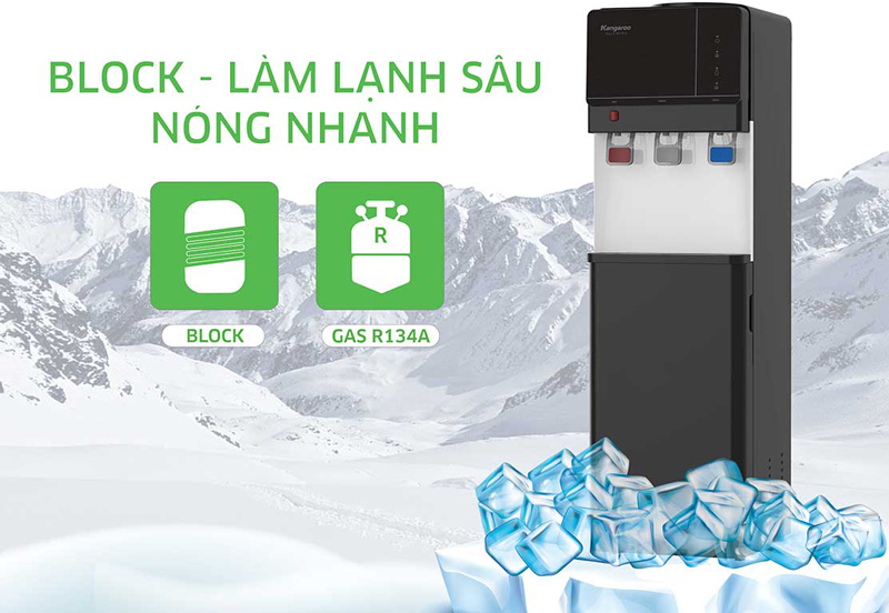 Công nghệ làm lạnh Block giúp làm lạnh nhanh và sâu