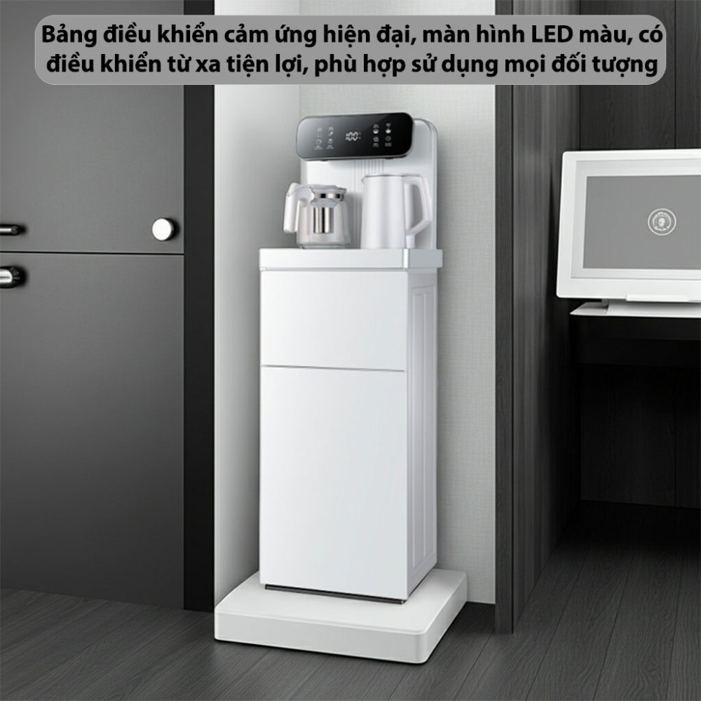 Cây nước nóng lạnh kết hợp bàn pha trà Fujihome TB237N - Hàng chính hãng