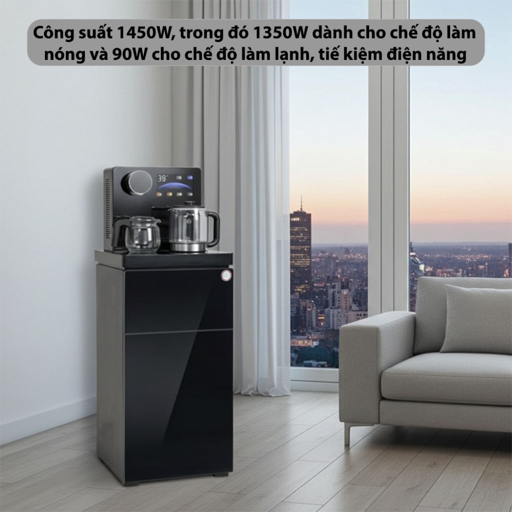 Cây nước nóng lạnh kết hợp bàn pha trà Fujihome TBA2 - Hàng chính hãng