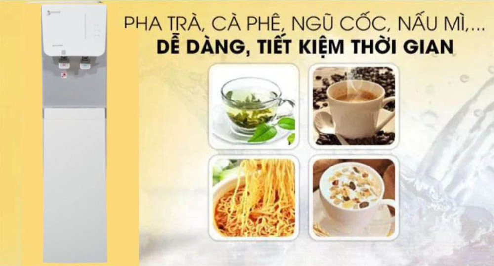 Cung cấp nước nóng và nước lạnh tiện dụng