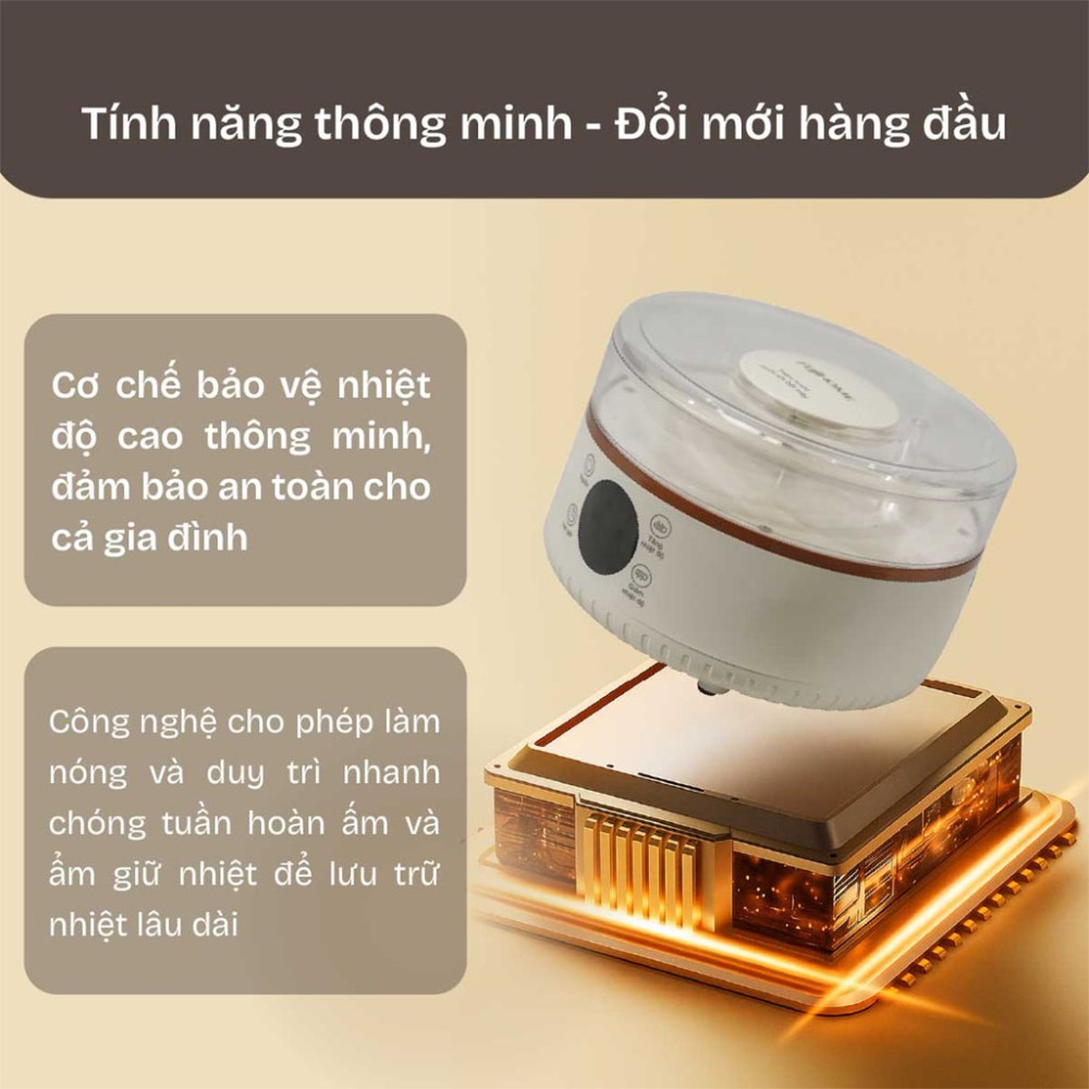 Chăn điện sưởi ấm bằng nước nóng Fujihome HB1820E - Hàng chính hãng