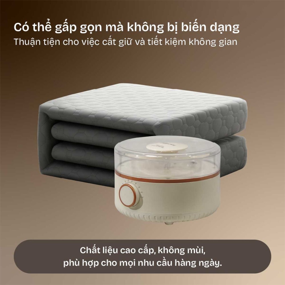 Chăn điện sưởi ấm bằng nước nóng Fujihome HB1820M - Hàng chính hãng