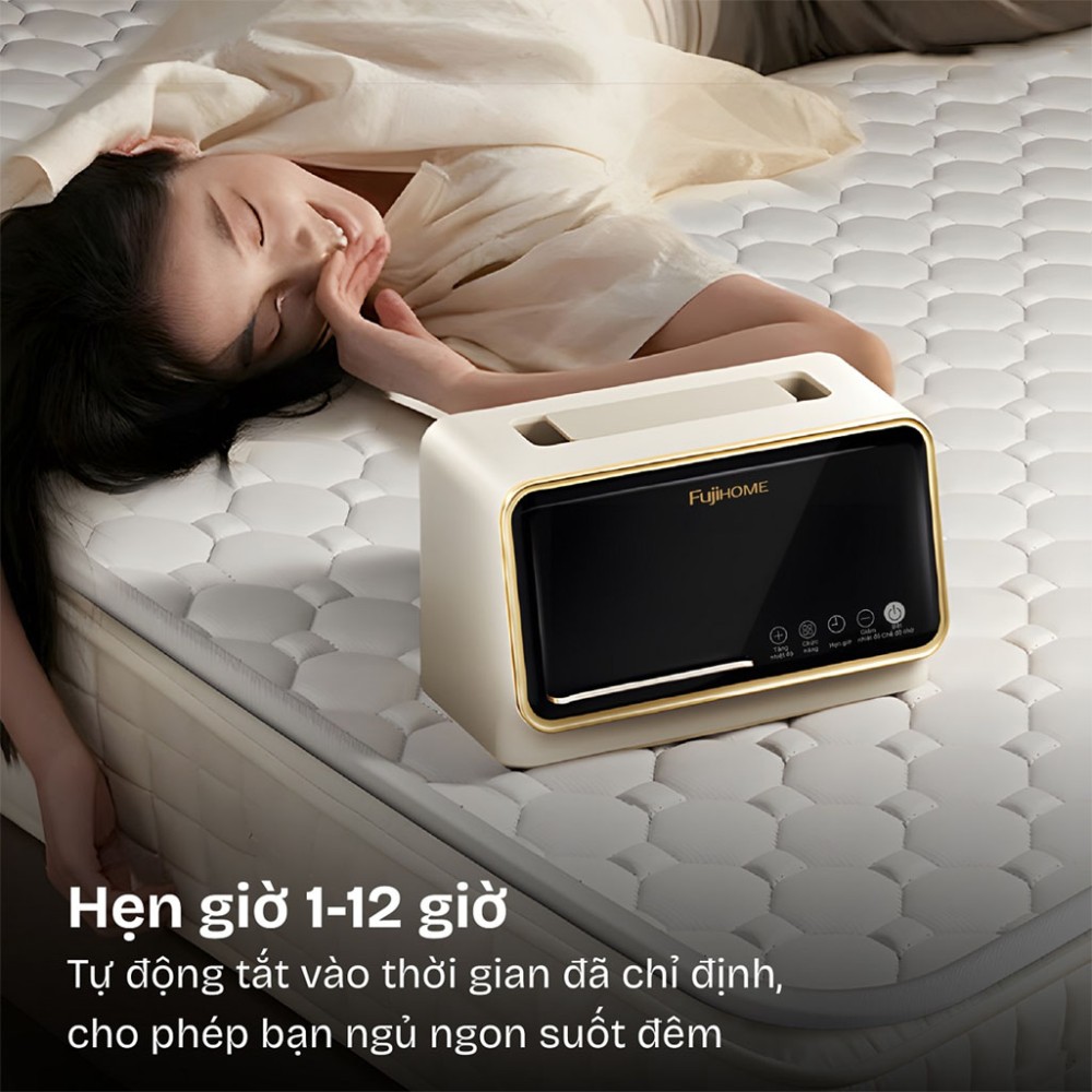 Chăn điện sưởi ấm bằng nước nóng Fujihome HB1820PRO - Hàng chính hãng
