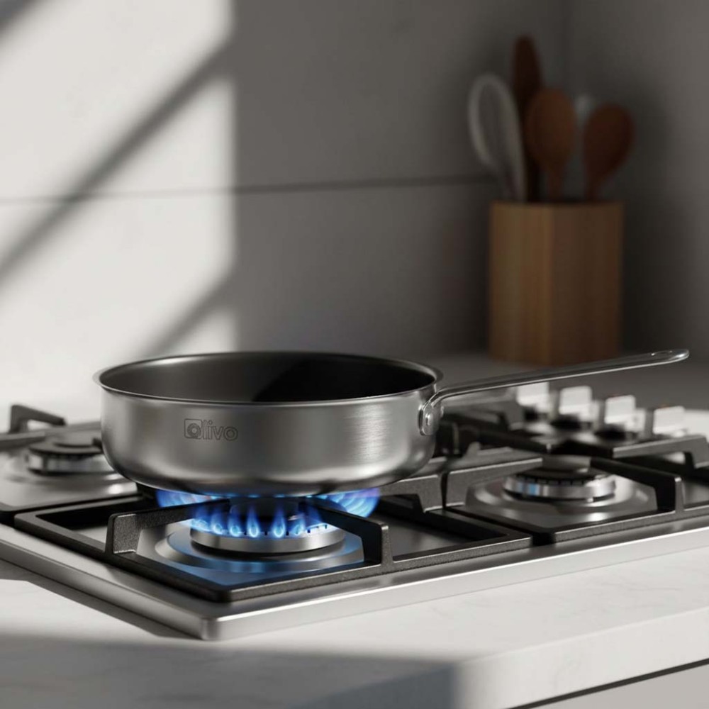 Chảo inox Olivo P2055 - Hàng chính hãng