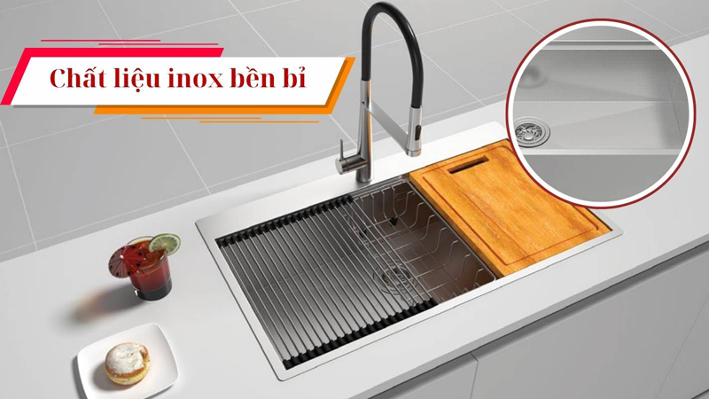 Chất liệu cấu tạo cao cấp tạo độ bền cao cho sản phẩm