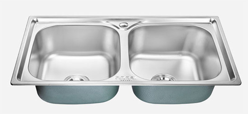 Chậu rửa inox đôi Rossi Elegant RE-320 - Hàng chính hãng