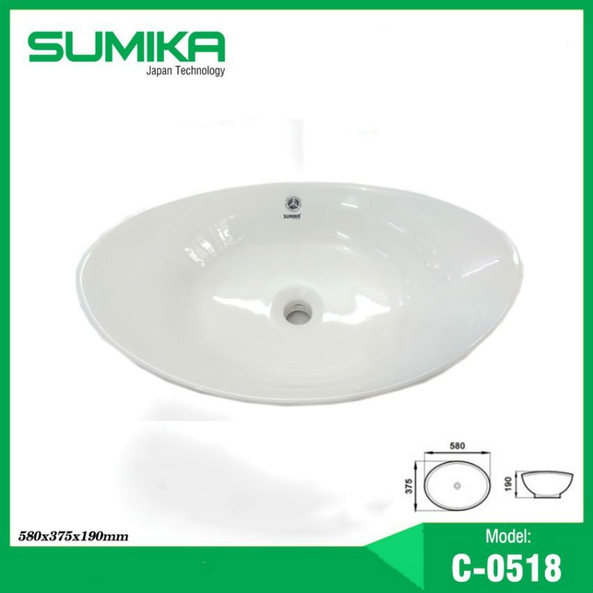 Chậu rửa mặt Sumika C-0518