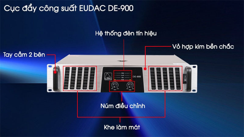 Thiết kế của Cục đẩy công suất Eudac DE-900