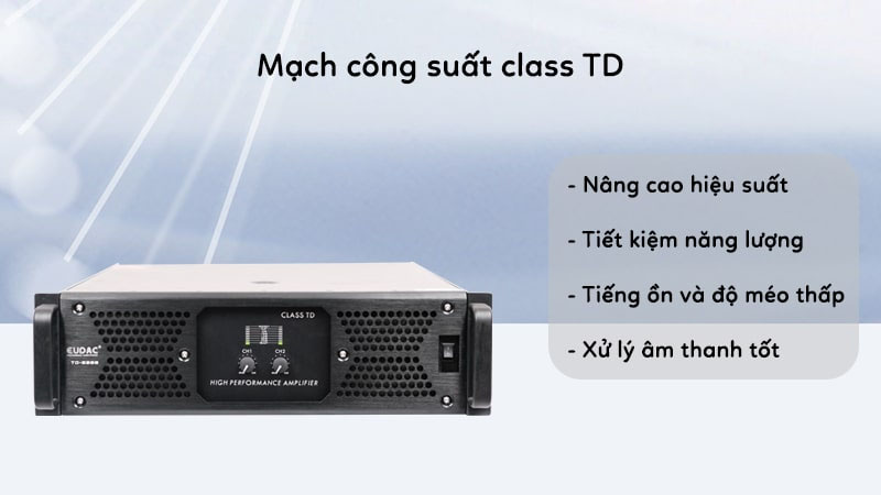 Mạch của Cục đẩy công suất Eudac TD-2200