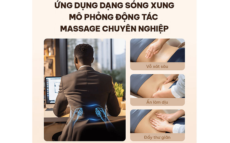Đai massage lưng SKG K5-Pro-Max - Hàng chính hãng