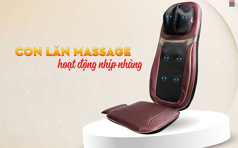Con lăn 3D của Đệm massage Poongsan MUP-001