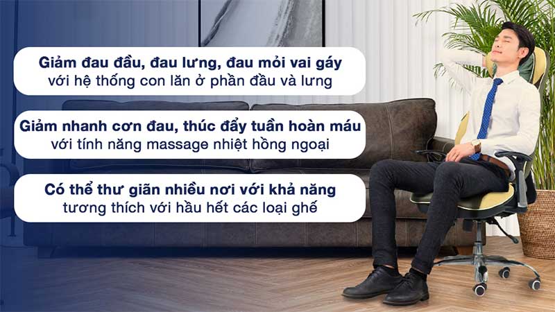 Công dụng của Đệm massage Poongsan MUP-104